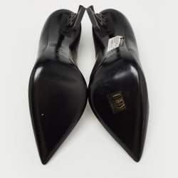 مملوكة مسبقًا Saint Laurent Black Leather Opyum Pumps Size 40