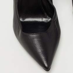 مملوكة مسبقًا Saint Laurent Black Leather Opyum Pumps Size 40