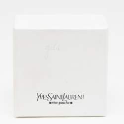 Saint Laurent Ovale Arty Gold Tone Ring Size 52