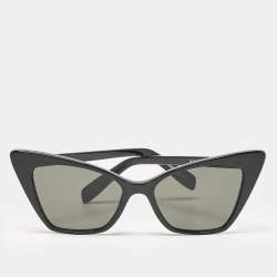 Saint Laurent Black SL 244 Victoire Cat Eye Sunglasses