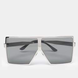 Saint Laurent Silver Tone/Grey SL182 Betty Shield Sunglasses
