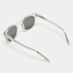 مملوكة مسبقًا Saint Laurent Paris Grey Mirrored SL 28 012 Square Sunglasses