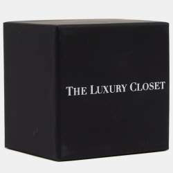 Pre Owned Saint Laurent Opyum Rose Gold Tone Open Cuff Bracelet