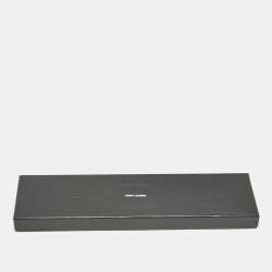 Saint Laurent Black Studded Suede Bandeau Scarf 
