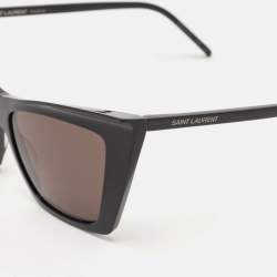 Saint Laurent Black SL 372 New Wave Cat Eye Sunglasses