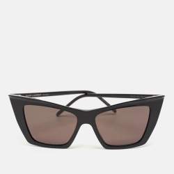 Saint Laurent Black SL 372 New Wave Cat Eye Sunglasses