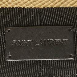 Saint Laurent Beige Straw Hat
