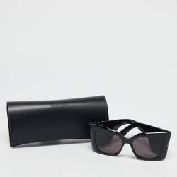 Saint Laurent Black SL M119 Blaze Butterfly Sunglasses