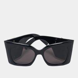 Saint Laurent Black SL M119 Blaze Butterfly Sunglasses