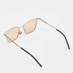 Saint Laurent Silver/Peach SL429 New Wave Square Sunglasses