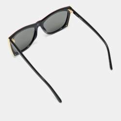 Pre Owned Saint Laurent Black/Red SL 539 Paloma Square Sunglasses