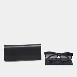 Pre Owned Saint Laurent Paris Black Gradient SL-M107 Round Sunglasses