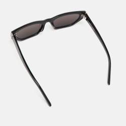 Pre Owned Saint Laurent SL M126 001 Black Acetate Cat Eye Sunglasses