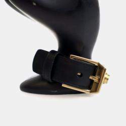 Pre Owned Saint Laurent Calfskin De Force Studded Bracelet