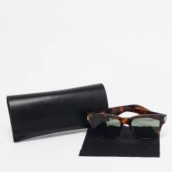 Pre Owned Saint Laurent Black SL560 Square Sunglasses