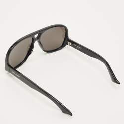 مملوكة مسبقًا Saint Laurent Black 652 Solace Aviator Sunglasses