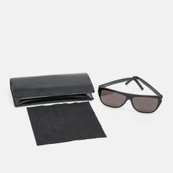 Pre Owned Saint Laurent Black SL1 SLIM 001 Wayfarer Sunglasses