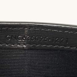 Pre Owned Saint Laurent Cassandre Black Leather Phone Holder w/Strap