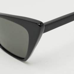 Pre Owned Saint Laurent Black SL 244 Victoire Cat Eye Sunglasses