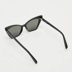 Pre Owned Saint Laurent Black SL 244 Victoire Cat Eye Sunglasses