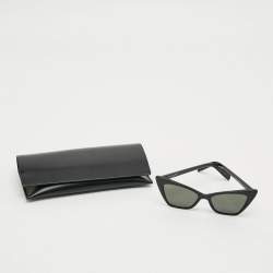 Pre Owned Saint Laurent Black SL 244 Victoire Cat Eye Sunglasses