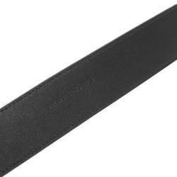 Pre Owned Saint Laurent Neon Green Patent Vinyl Buckle Belt 75CM