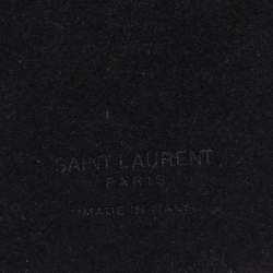 Saint Laurent Paris Burgundy Croc Emossed Leather iPhone 8 Case