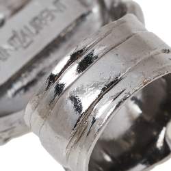 مملوكة مسبقًا خاتم سان لوران أرتي غلاس كابوشون رصاصي 52