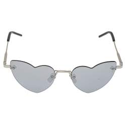 Pre Owned نظارة شمسية سان لوران باريس "أس أل254 لولو" بلا إطار رصاصية و فضية