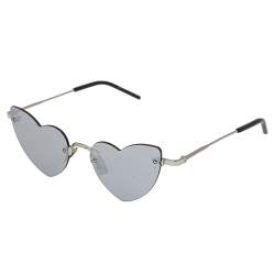 Pre Owned نظارة شمسية سان لوران باريس "أس أل254 لولو" بلا إطار رصاصية و فضية