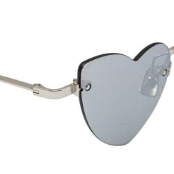 Pre Owned نظارة شمسية سان لوران باريس "أس أل254 لولو" بلا إطار رصاصية و فضية