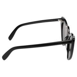 Pre Owned Saint Laurent Black Acetate SL181 Loulou Heart Heart Sunglasses