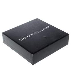 Pre Owned Saint Laurent Cassandre Palladium Plated Ring Size 56