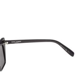 مملوكة مسبقًا Saint Laurent Black/ Grey Victoire Cat-Eye Sunglasses