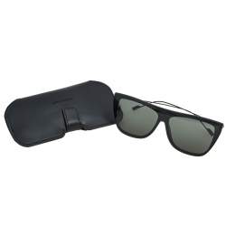 مملوكة مسبقًا نظارة شمسية أيف سان لوران مربعة SL 1 New Wave رمادي/ تيتانيوم 