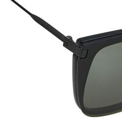 مملوكة مسبقًا نظارة شمسية أيف سان لوران مربعة SL 1 New Wave رمادي/ تيتانيوم 