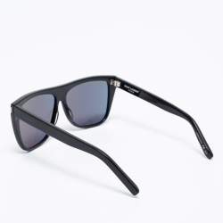 Saint Laurent Black SL1 Wayfarer Sunglasses 