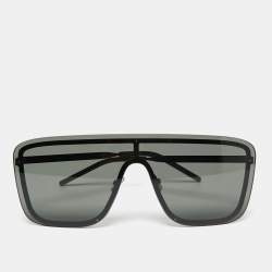 مملوكة مسبقًا Saint Laurent Black SL364 MASK Oversized Sunglasses