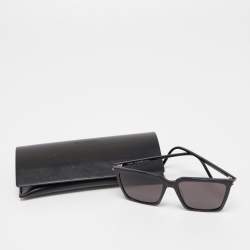 Pre Owned Saint Laurent Black SL474 001 Squares Sunglasses