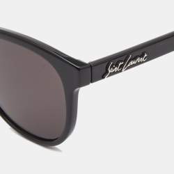 Saint Laurent Black Zoe Round Sunglasses