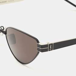Saint Laurent Black Triangular Sunglasses