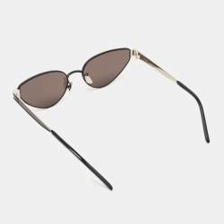Saint Laurent Black Triangular Sunglasses