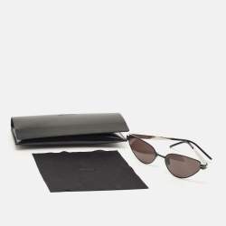 Saint Laurent Black Triangular Sunglasses