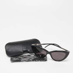 Saint Laurent  Black/Grey SLM81 Cat-Eye Sunglasses