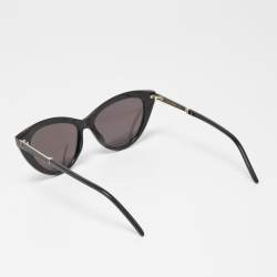 Saint Laurent  Black/Grey SLM81 Cat-Eye Sunglasses