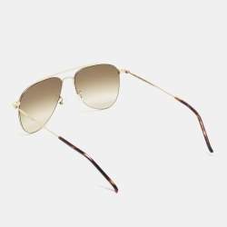 Saint Laurent Silver Acetate SL392 Gradient Sunglasses