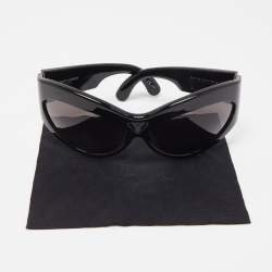 Pre Owned Saint Laurent Black SL73001 Cat-Eye Sunglasses
