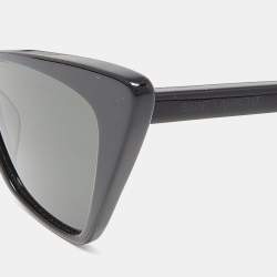 Saint Laurent Black/Grey SL244 Victoire Cat-Eye Sunglasses