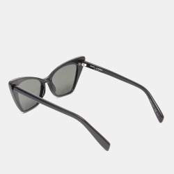 Saint Laurent Black/Grey SL244 Victoire Cat-Eye Sunglasses