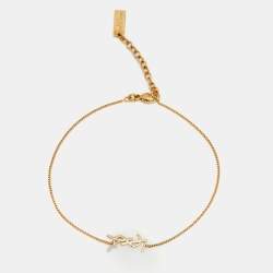 Saint Laurent Opyum Gold Tone Bracelet